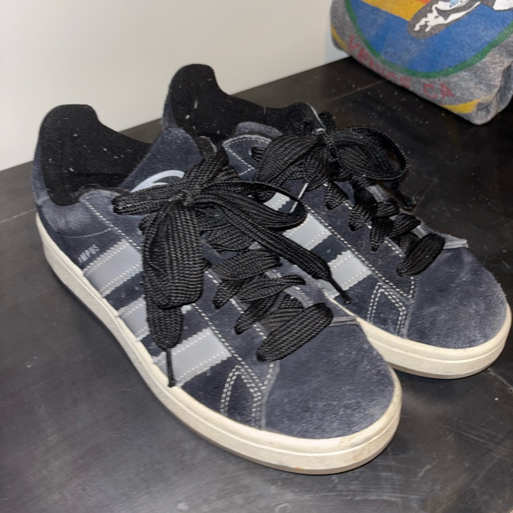 Adidas Black Campus Athletic Shoes